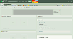 Desktop Screenshot of herotimeplz.deviantart.com
