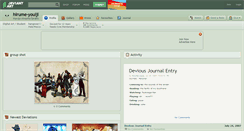 Desktop Screenshot of hirume-youiji.deviantart.com
