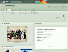 Tablet Screenshot of hirume-youiji.deviantart.com