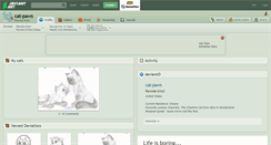 Desktop Screenshot of cat-paws.deviantart.com