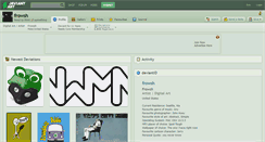 Desktop Screenshot of frowsh.deviantart.com