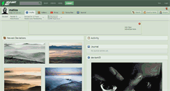Desktop Screenshot of matios.deviantart.com