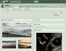 Tablet Screenshot of matios.deviantart.com