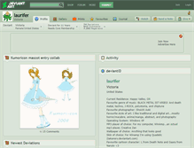 Tablet Screenshot of laurifer.deviantart.com