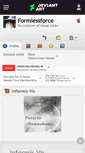 Mobile Screenshot of formlessforce.deviantart.com