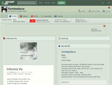 Tablet Screenshot of formlessforce.deviantart.com