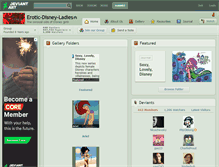 Tablet Screenshot of erotic-disney-ladies.deviantart.com