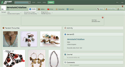 Desktop Screenshot of demoiselecristalisee.deviantart.com
