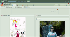 Desktop Screenshot of hpfreak1227.deviantart.com