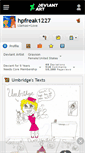 Mobile Screenshot of hpfreak1227.deviantart.com