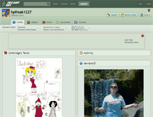 Tablet Screenshot of hpfreak1227.deviantart.com