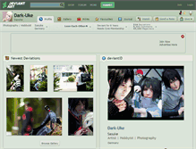 Tablet Screenshot of dark-uke.deviantart.com