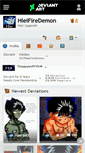 Mobile Screenshot of hieifiredemon.deviantart.com