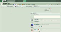 Desktop Screenshot of kittykatfangs.deviantart.com