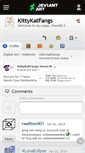 Mobile Screenshot of kittykatfangs.deviantart.com