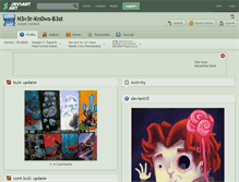 Tablet Screenshot of n3v3r-kn0ws-b3st.deviantart.com