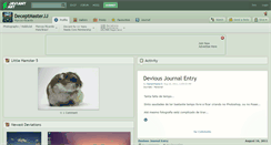 Desktop Screenshot of deceptmasterjj.deviantart.com