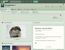 Tablet Screenshot of deceptmasterjj.deviantart.com