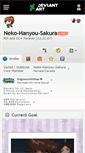 Mobile Screenshot of neko-hanyou-sakura.deviantart.com