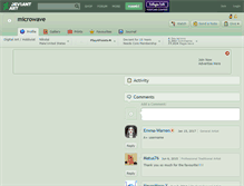 Tablet Screenshot of microwave.deviantart.com