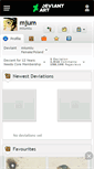 Mobile Screenshot of mjum.deviantart.com