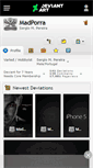 Mobile Screenshot of madporra.deviantart.com