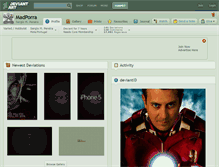 Tablet Screenshot of madporra.deviantart.com