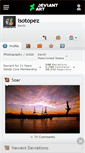 Mobile Screenshot of isotopez.deviantart.com
