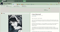 Desktop Screenshot of obscure-elegance.deviantart.com