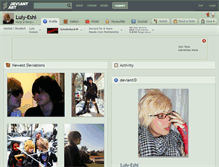 Tablet Screenshot of luly-eshi.deviantart.com