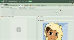 Desktop Screenshot of esme123.deviantart.com