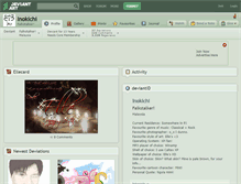 Tablet Screenshot of inokichi.deviantart.com