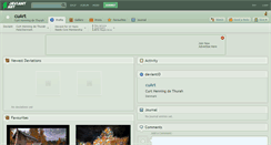 Desktop Screenshot of cuart.deviantart.com