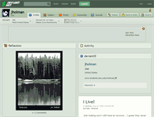 Tablet Screenshot of jholman.deviantart.com