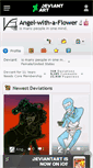 Mobile Screenshot of angel-with-a-flower.deviantart.com