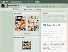 Tablet Screenshot of city-of-blank.deviantart.com