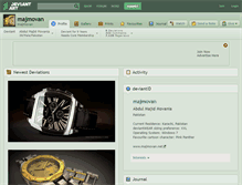 Tablet Screenshot of majmovan.deviantart.com