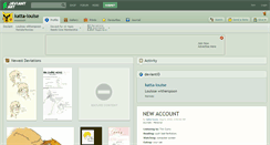 Desktop Screenshot of katta-louise.deviantart.com