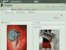 Tablet Screenshot of mizzmaeve.deviantart.com