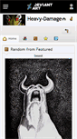 Mobile Screenshot of heavy-damage.deviantart.com