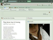 Tablet Screenshot of madiirenee.deviantart.com