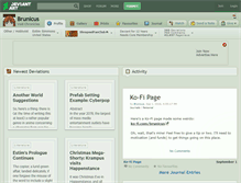 Tablet Screenshot of brunicus.deviantart.com