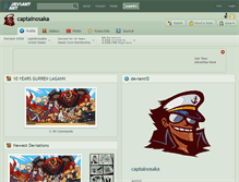 Tablet Screenshot of captainosaka.deviantart.com