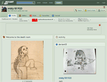 Tablet Screenshot of misty181920.deviantart.com