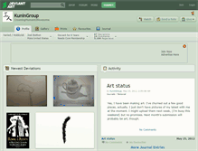Tablet Screenshot of kuningroup.deviantart.com