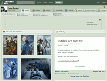 Tablet Screenshot of deanhsieh.deviantart.com