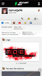 Mobile Screenshot of norweja96.deviantart.com