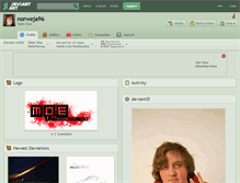 Tablet Screenshot of norweja96.deviantart.com