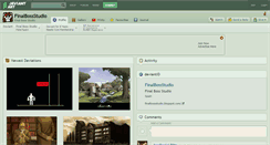 Desktop Screenshot of finalbossstudio.deviantart.com