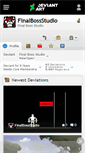 Mobile Screenshot of finalbossstudio.deviantart.com